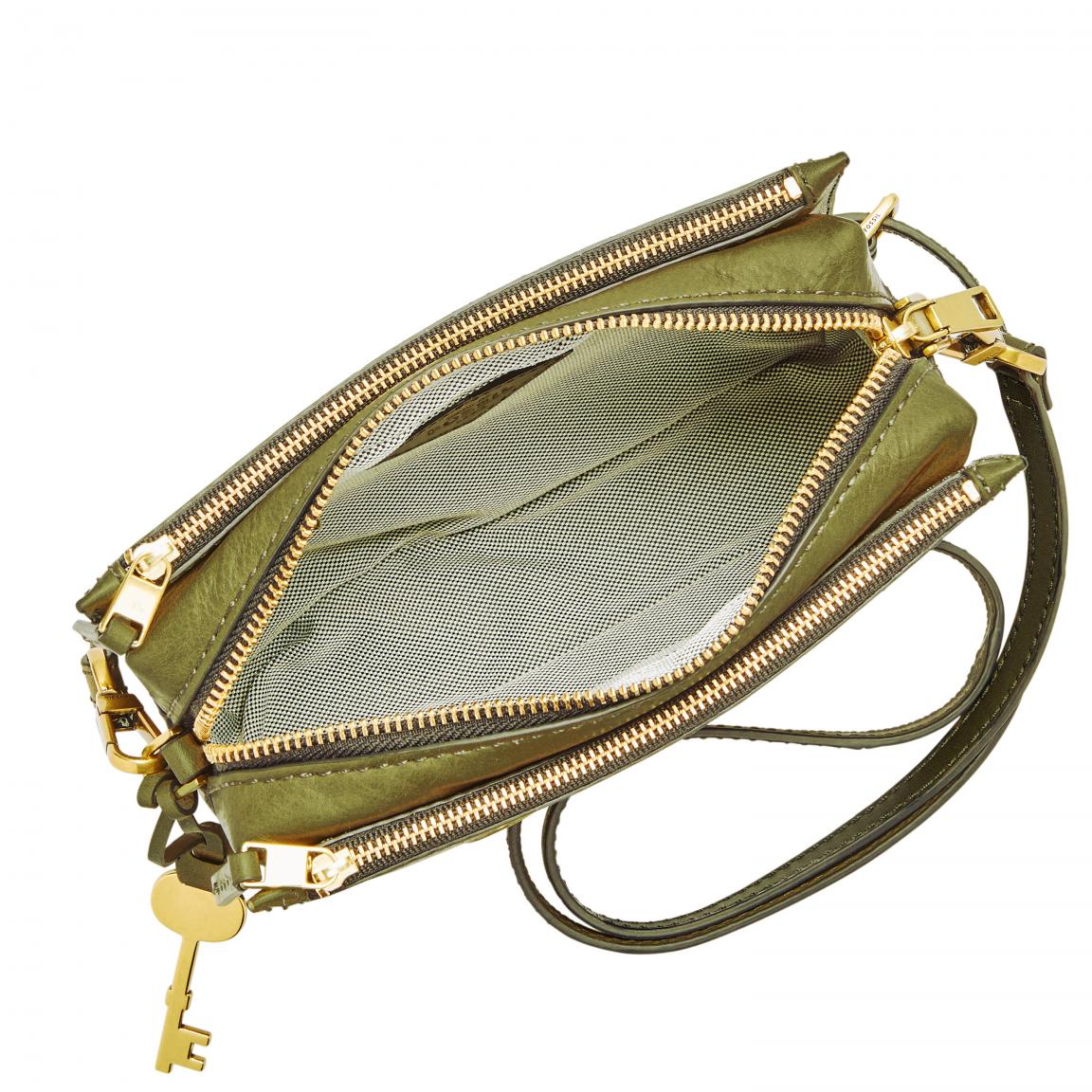 Fossil Umhängetasche Campbell Rosemary Käfer Grün