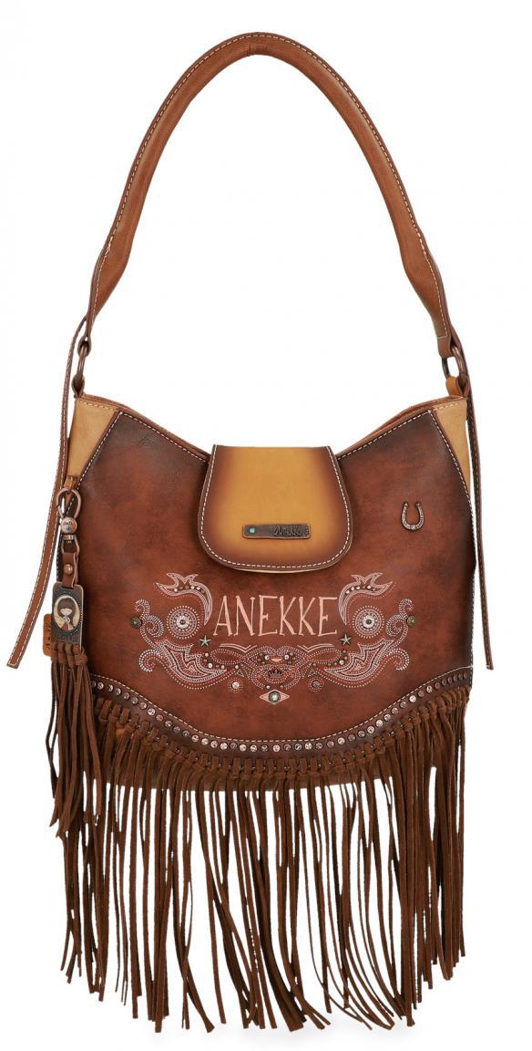 Fransentasche braun Nieten New Western Anekke Arizona