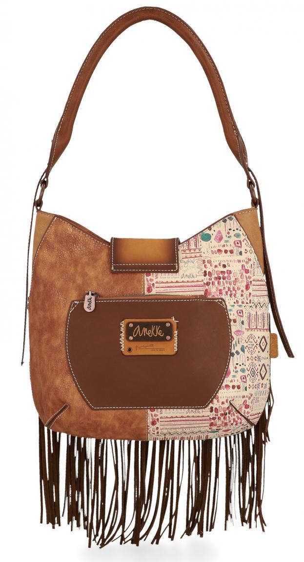 Fransentasche braun Nieten New Western Anekke Arizona