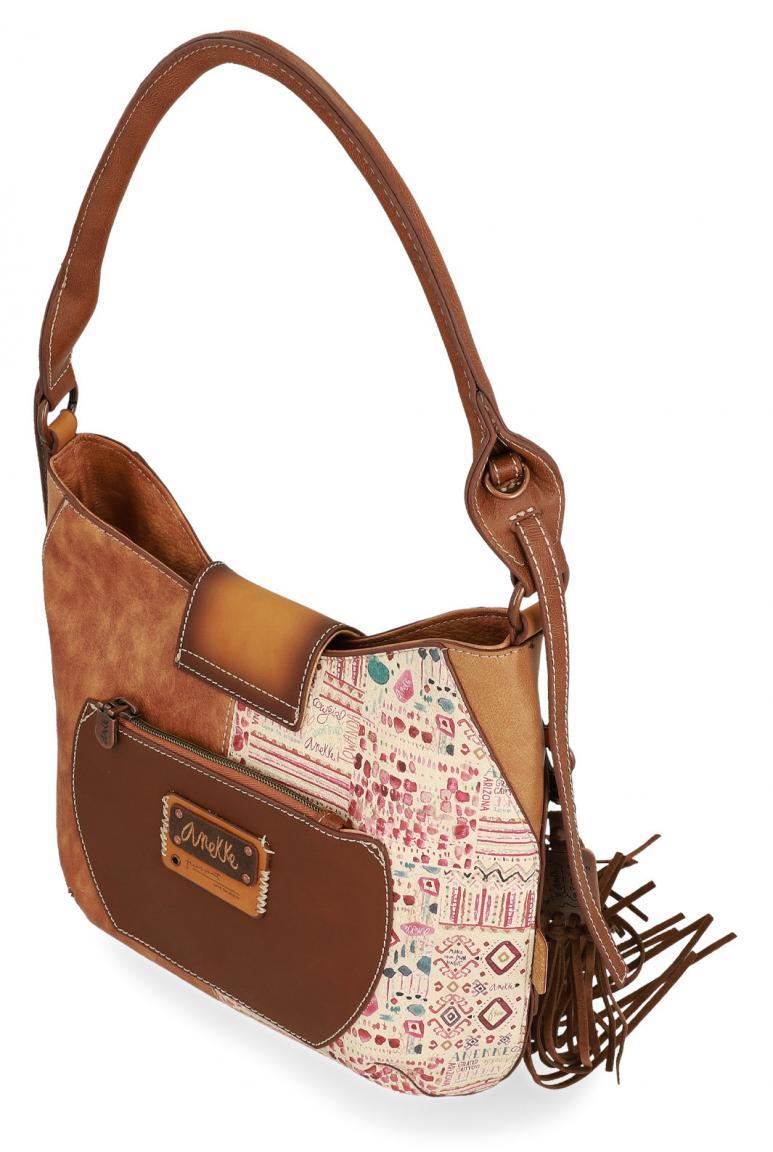 Fransentasche braun Nieten New Western Anekke Arizona