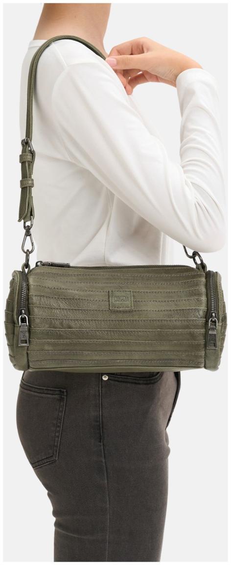 FredsBruder Crossovertasche Sausage Layer Bag Juicy Berry Pink Leder