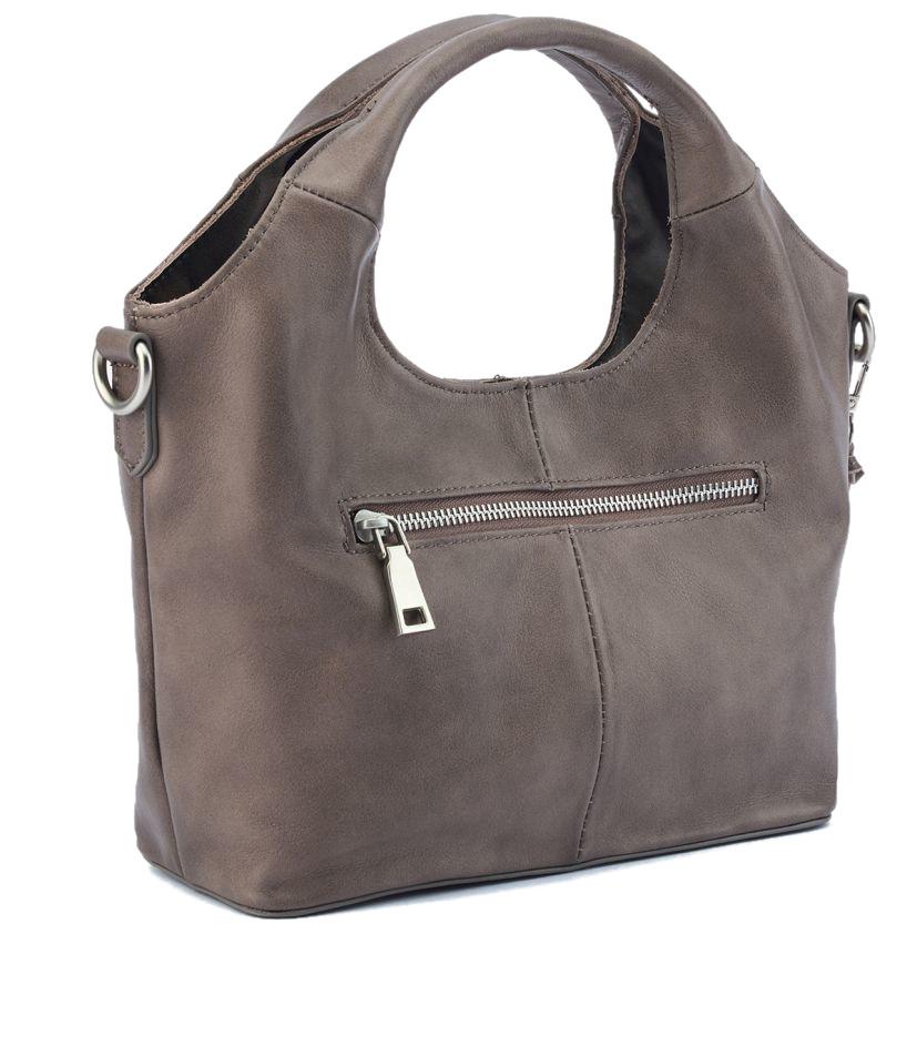 FredsBruder Kurzgrifftasche in Beutelform Mini Stay with me Muddy Khaki Brown