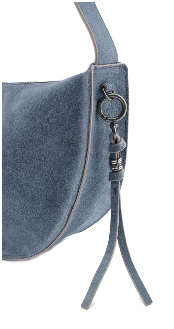 FredsBruder Velourledertasche Carry Me Denim Blue