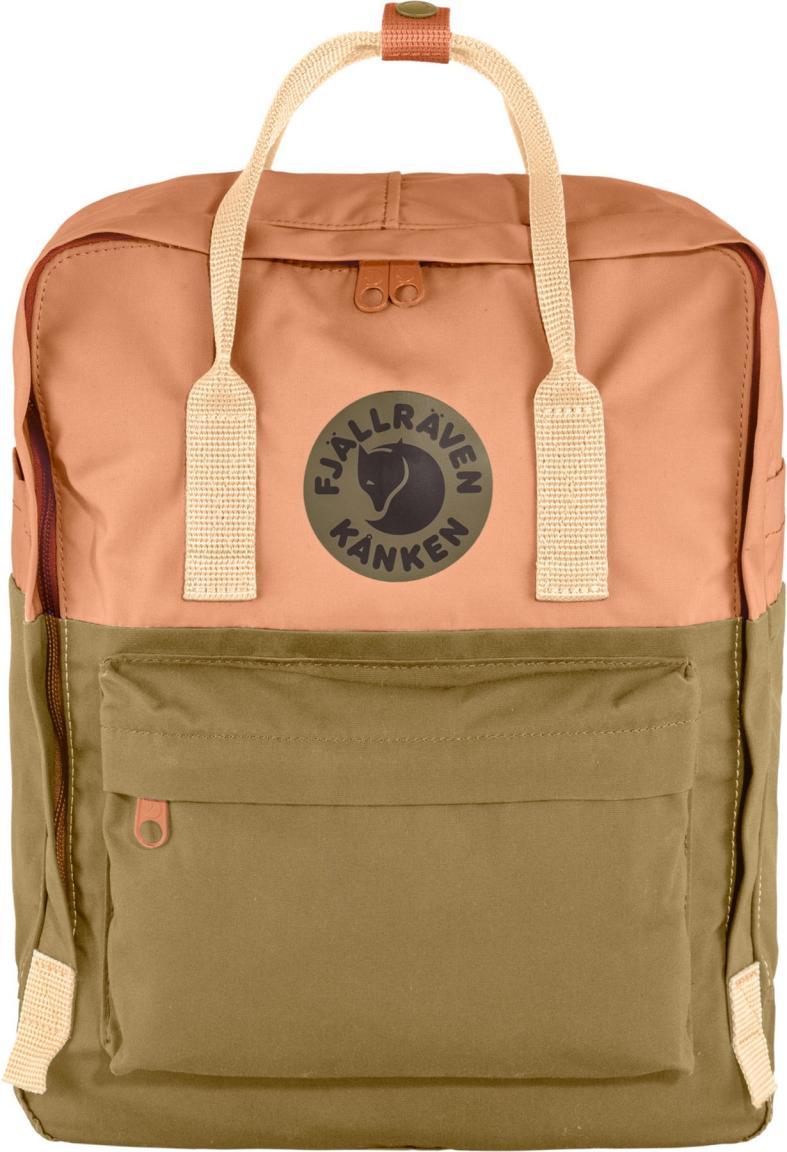 Freizeit Backpack Fjällräven Kanken Art Landsort zweifärbig Grün Lachs