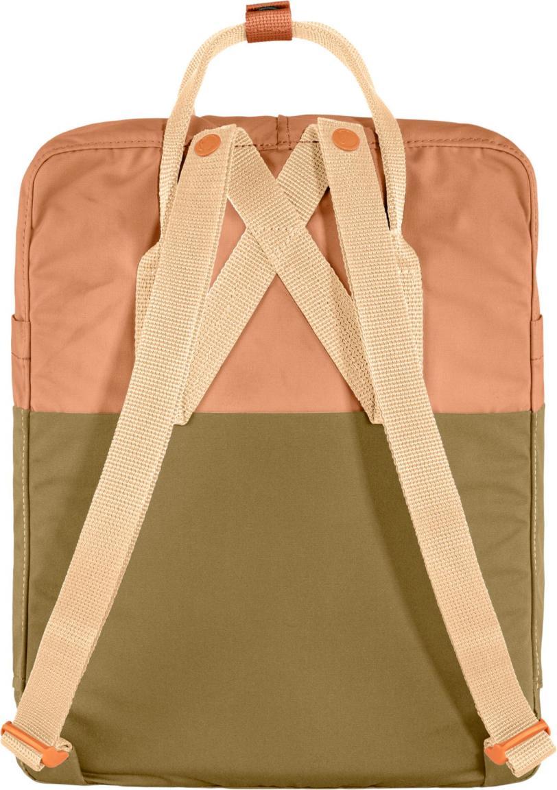 Freizeit Backpack Fjällräven Kanken Art Landsort zweifärbig Grün Lachs