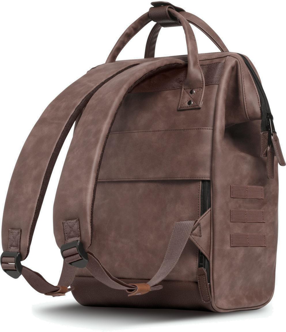 Freizeitbackpack Adventurer Cabaia Papeete braun Kunstleder vegan