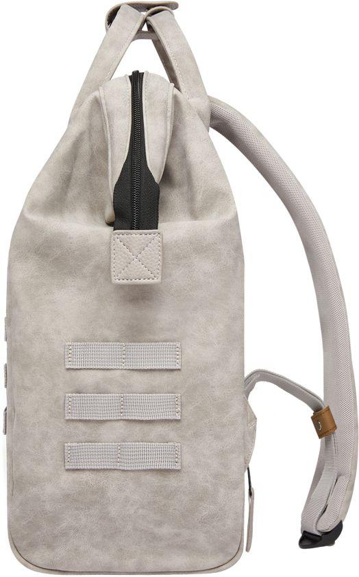 Freizeitbackpack Cabaia Medium Kunstleder Vegan Reims Grau