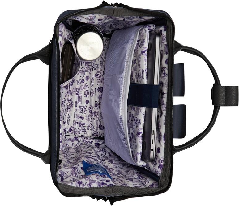 Freizeitrucksack Cabaia Basel dunkelgrau Wechselfront Adventurer Medium