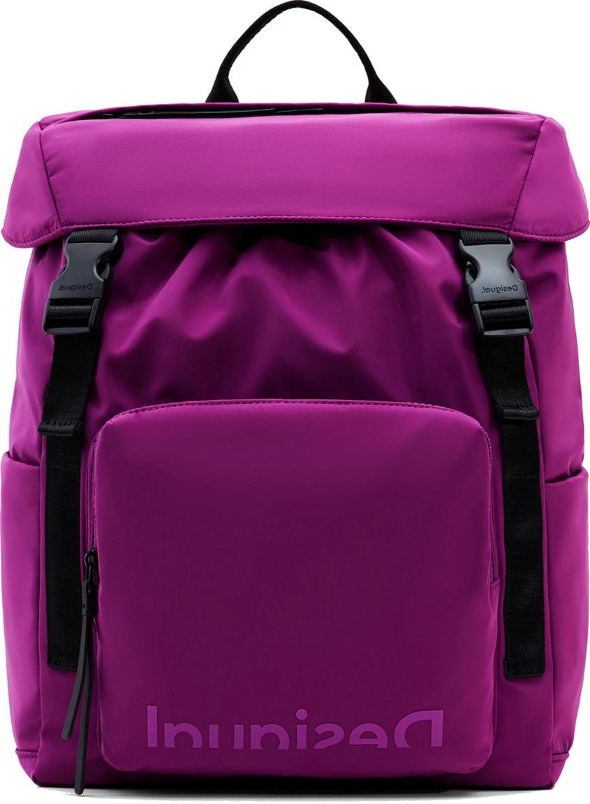 Freizeitrucksack Desigual Purple Lila Logout Yara Nylon
