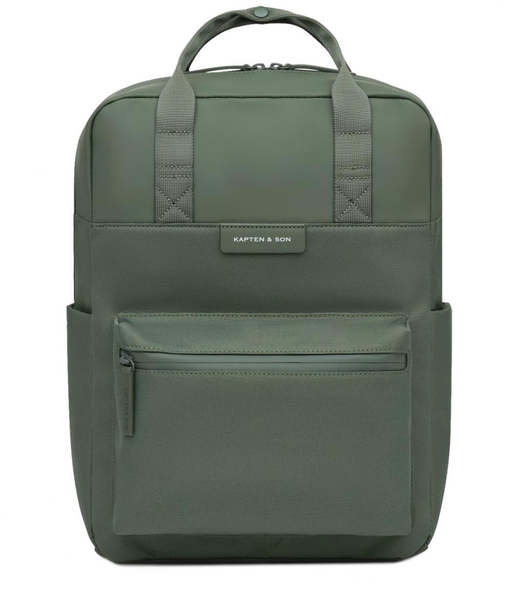 Freizeitrucksack Kapten und Son Bergen Pro Dusty Green gummiert PET
