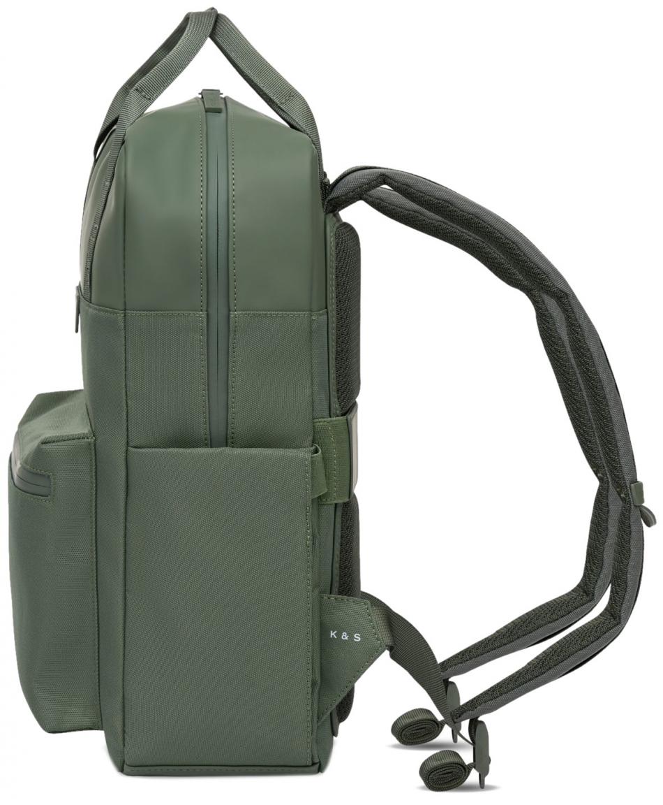 Freizeitrucksack Kapten und Son Bergen Pro Dusty Green gummiert PET