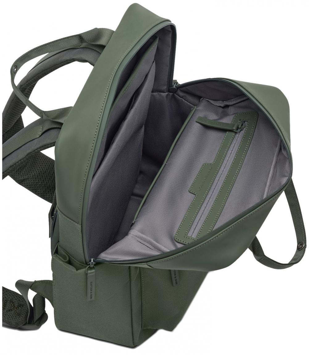 Freizeitrucksack Kapten und Son Bergen Pro Dusty Green gummiert PET