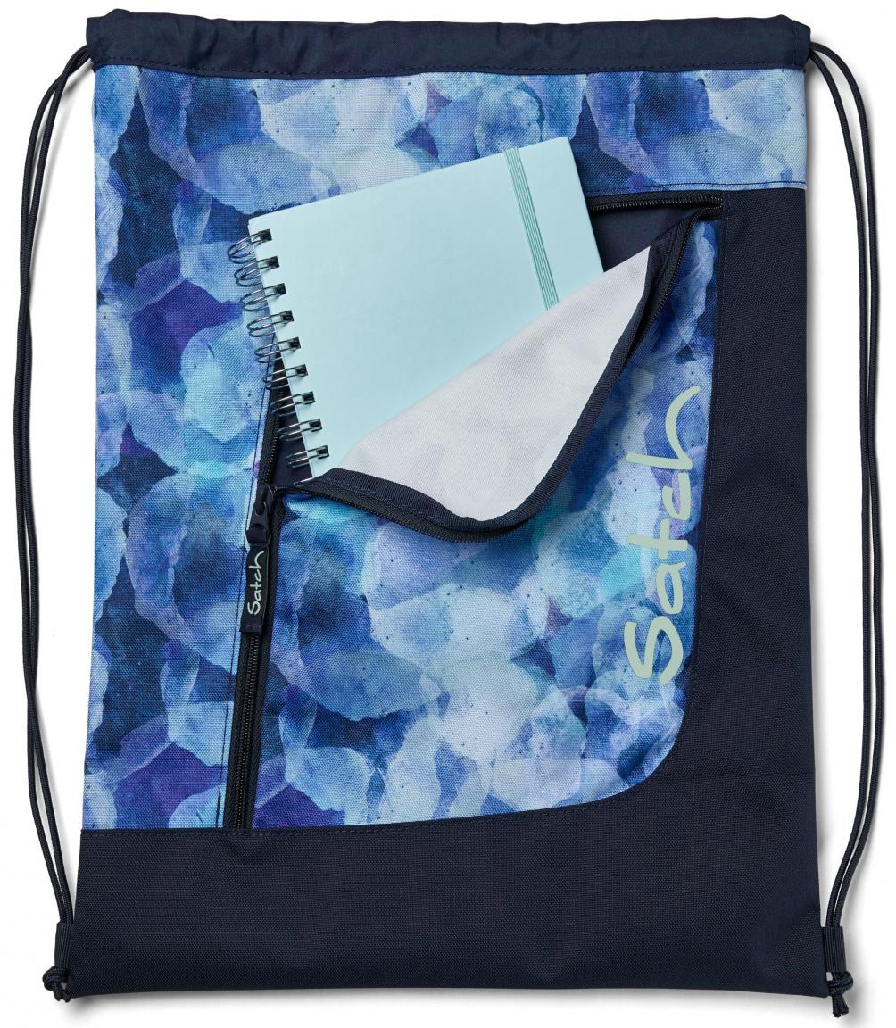 Freizeitrucksack Satch blau recycelt Tunnelzug Blurry Sky