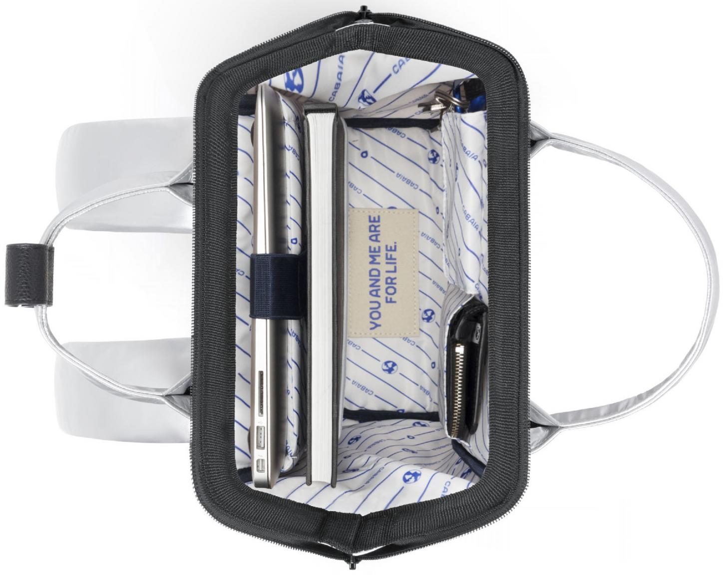 Freizeitrucksack metallic Cabaia Small Stepp Astana quilted vegan 