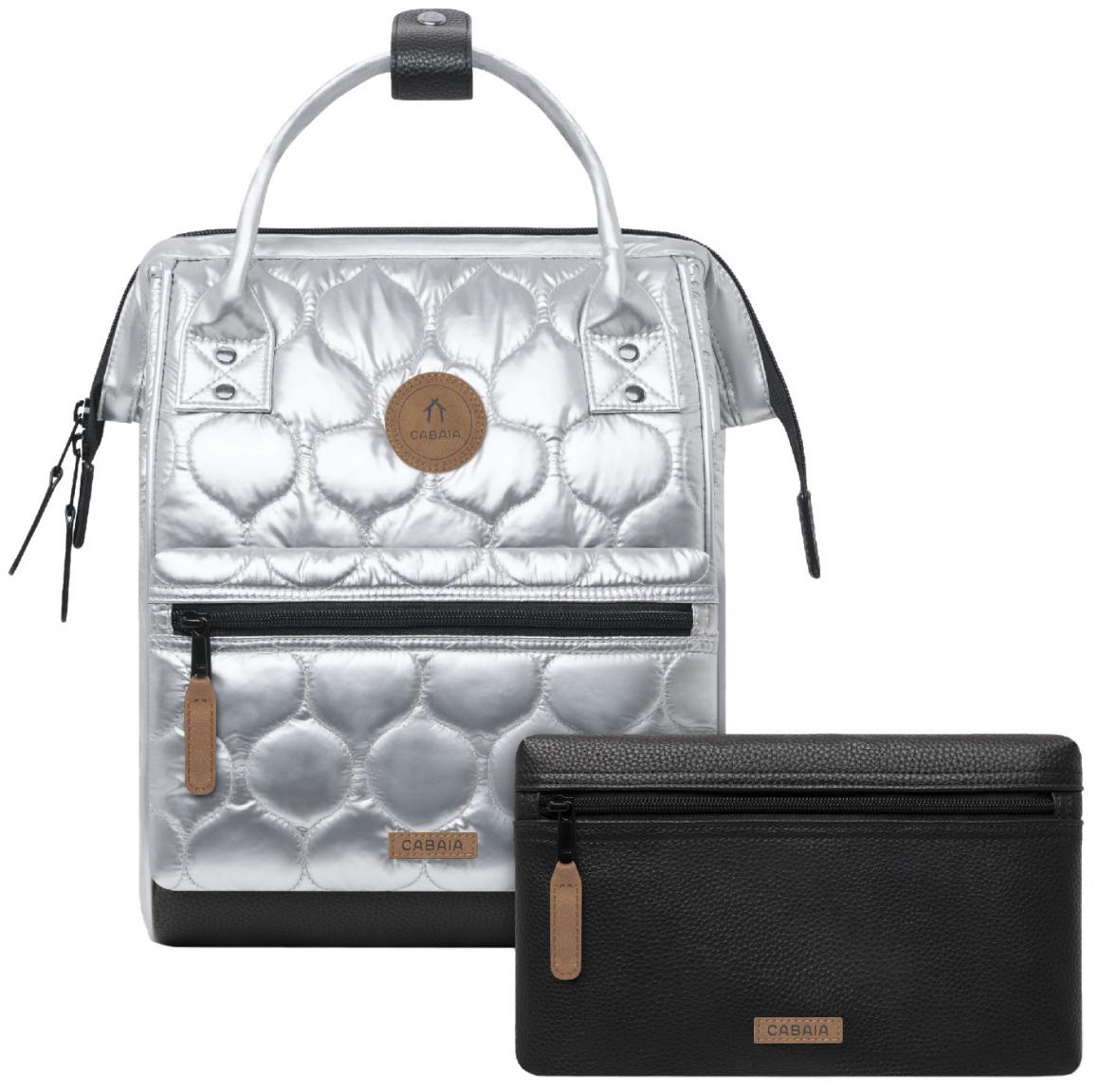 Freizeitrucksack metallic Cabaia Small Stepp Astana quilted vegan