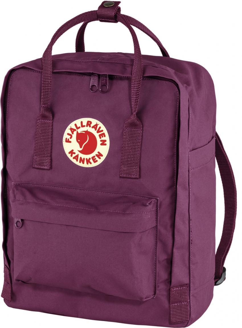 Freizeitrucksack violett Fjällräven Kanken Sitzpolster Royal Plum