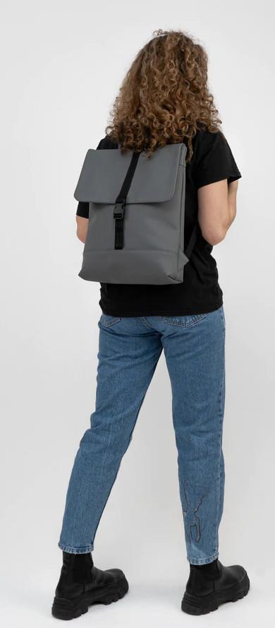 Freizeitrucksack wasserabweisend Ruby Johnny Urban Sleek Grey Matt