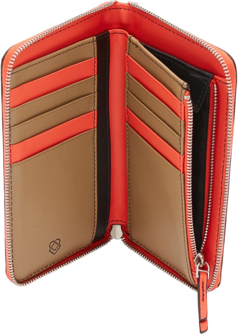 Frieda Purse M Tiramisu Liebeskind Berlin Braun Orange Damenbörse