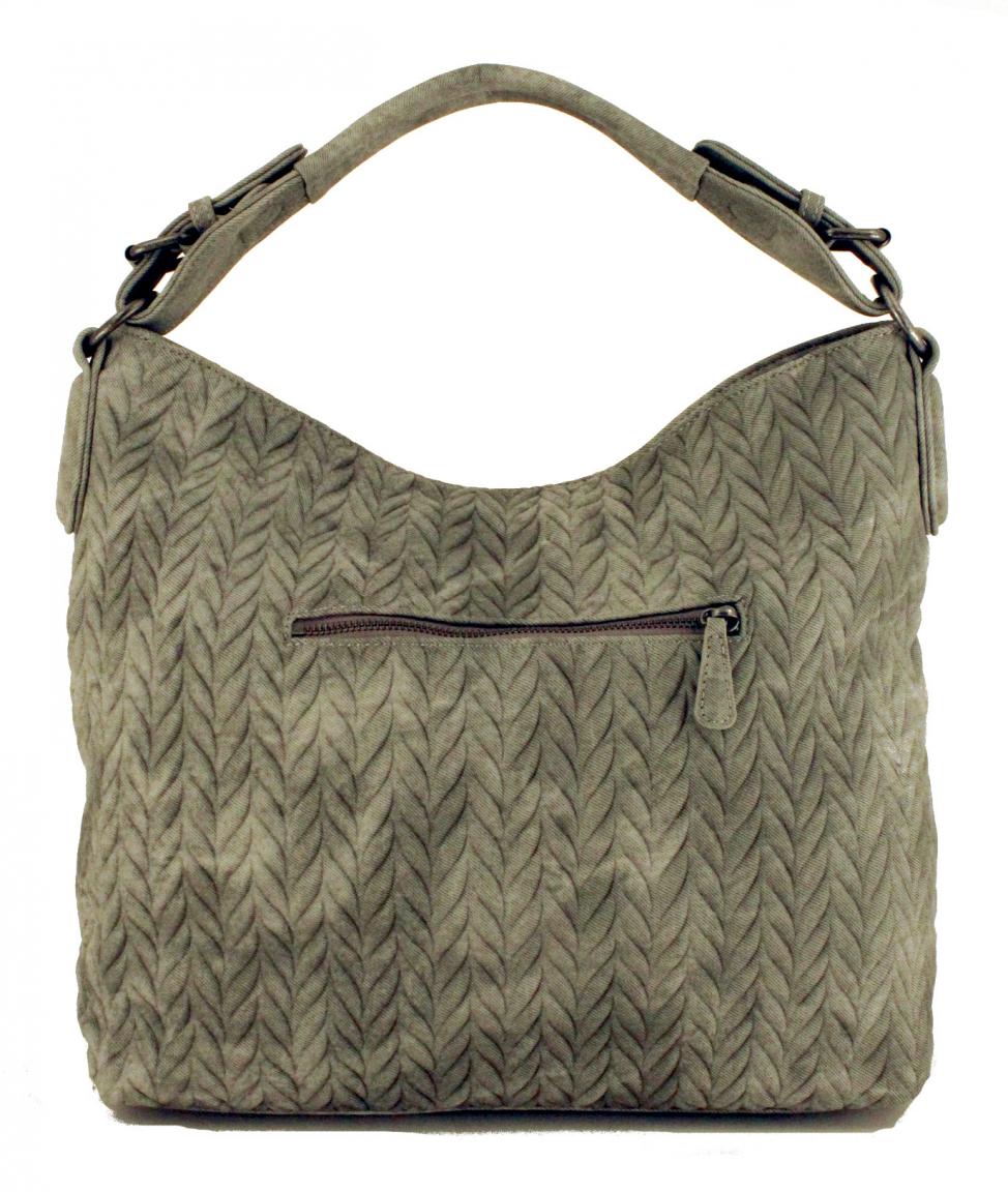 Fritzi aus Preußen Schultertasche Zopf Adriana Canvas Metal