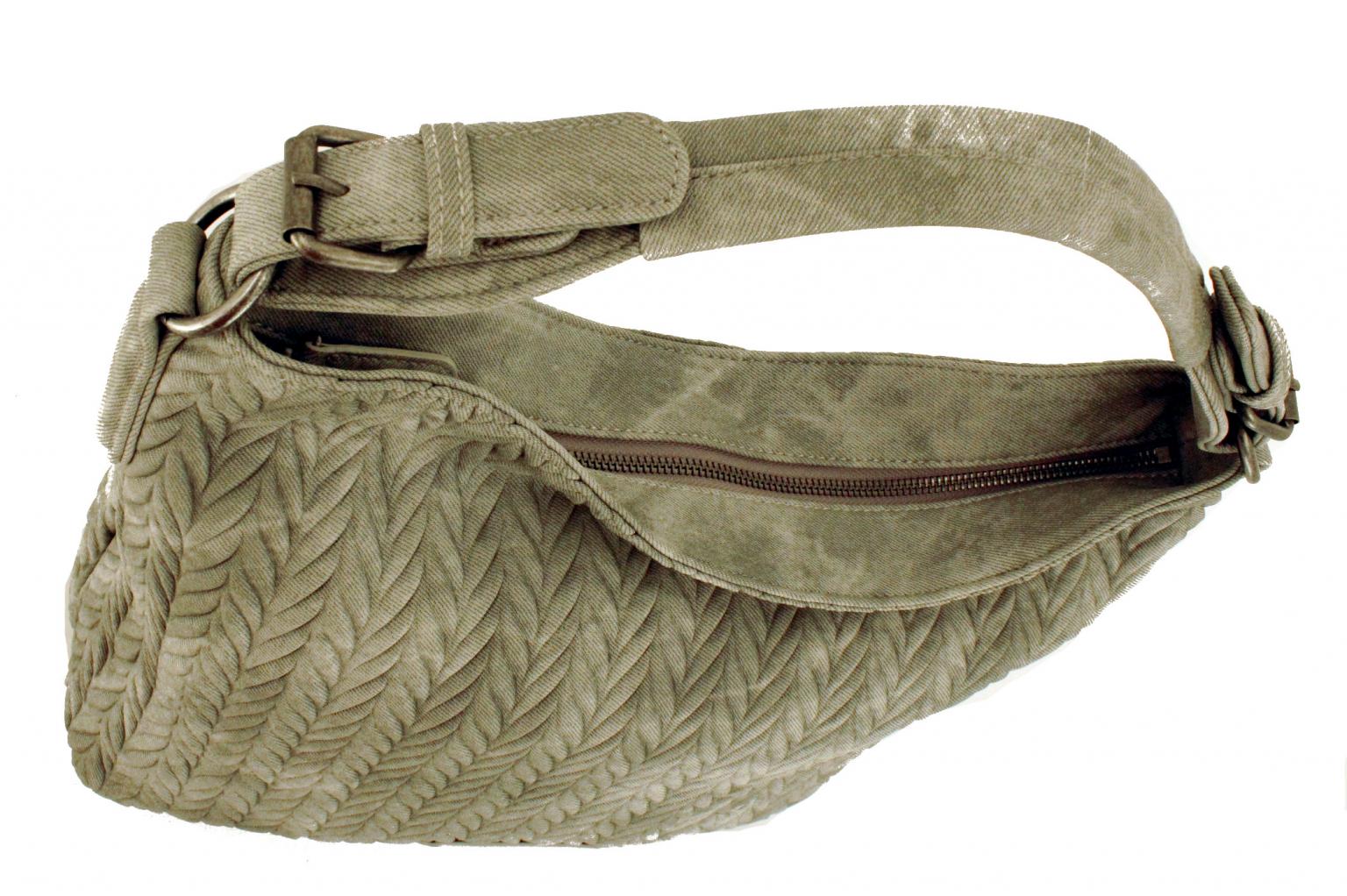 Fritzi aus Preußen Schultertasche Zopf Adriana Canvas Metal