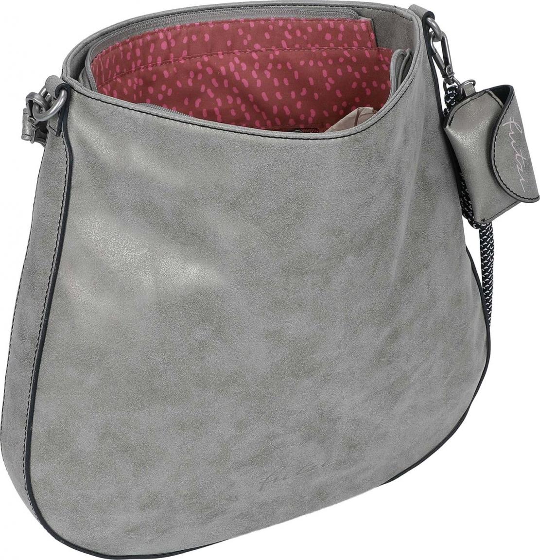 Fritzi aus Preußen Umhängetasche Large Bitzi07 Metallic Shell vegan