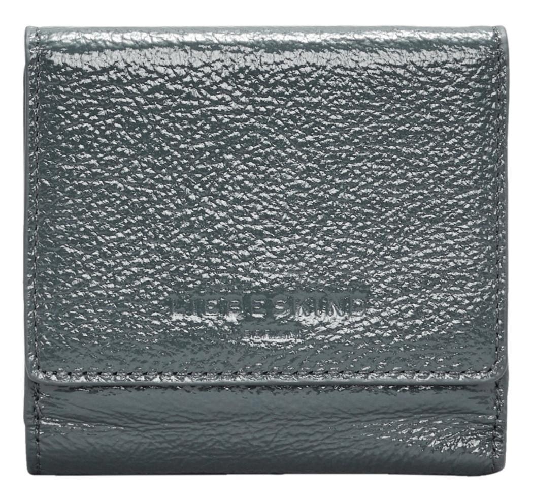 Geldbeutel EricaF9 Liebeskind glossy urban blue blaugrau Leder