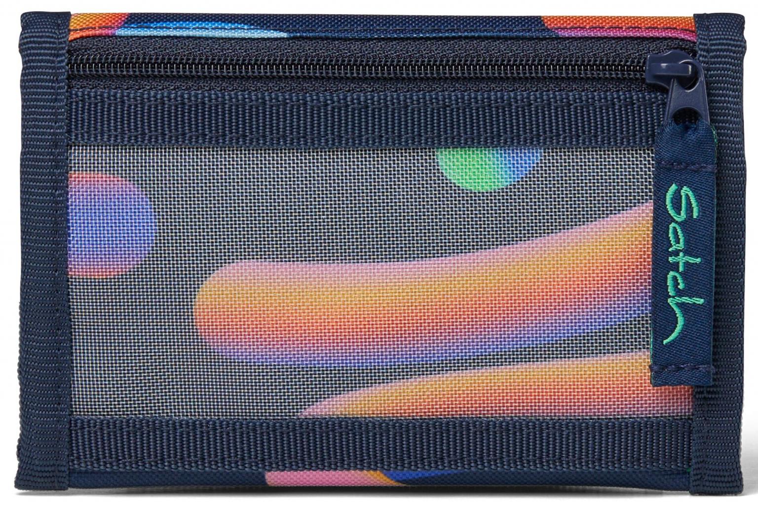 Geldbeutel Satch Schüler bunt Crazy Twist Klettverschluss