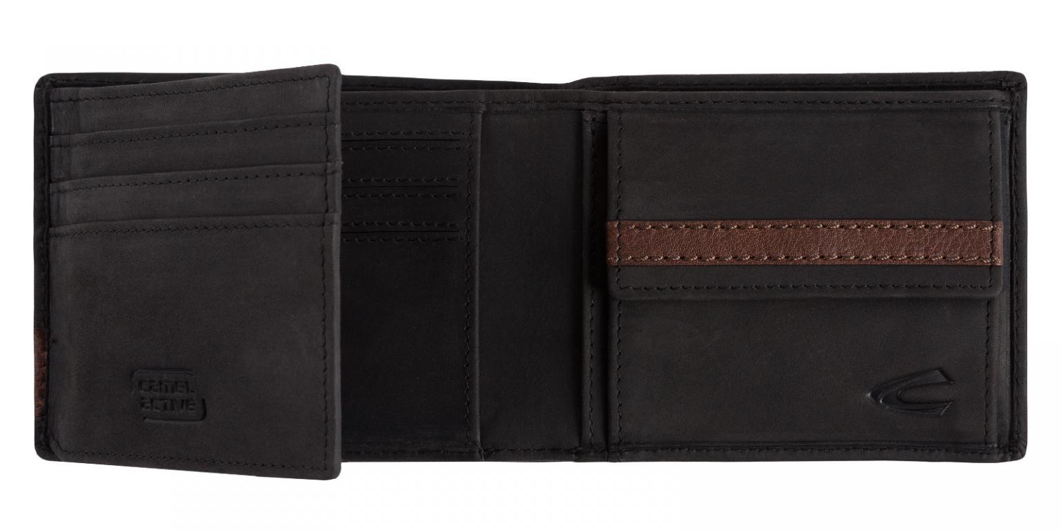 Geldbeutel Taipeh Glattleder schwarz camel active Datenschutz