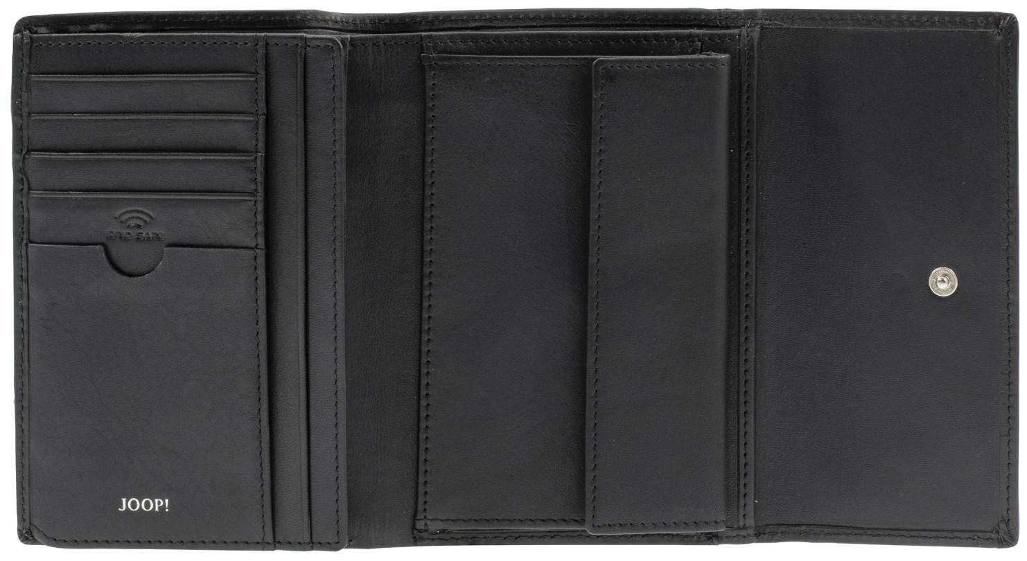 Geldbörse Damen schwarz Leder Joop Sofisticato Cosma