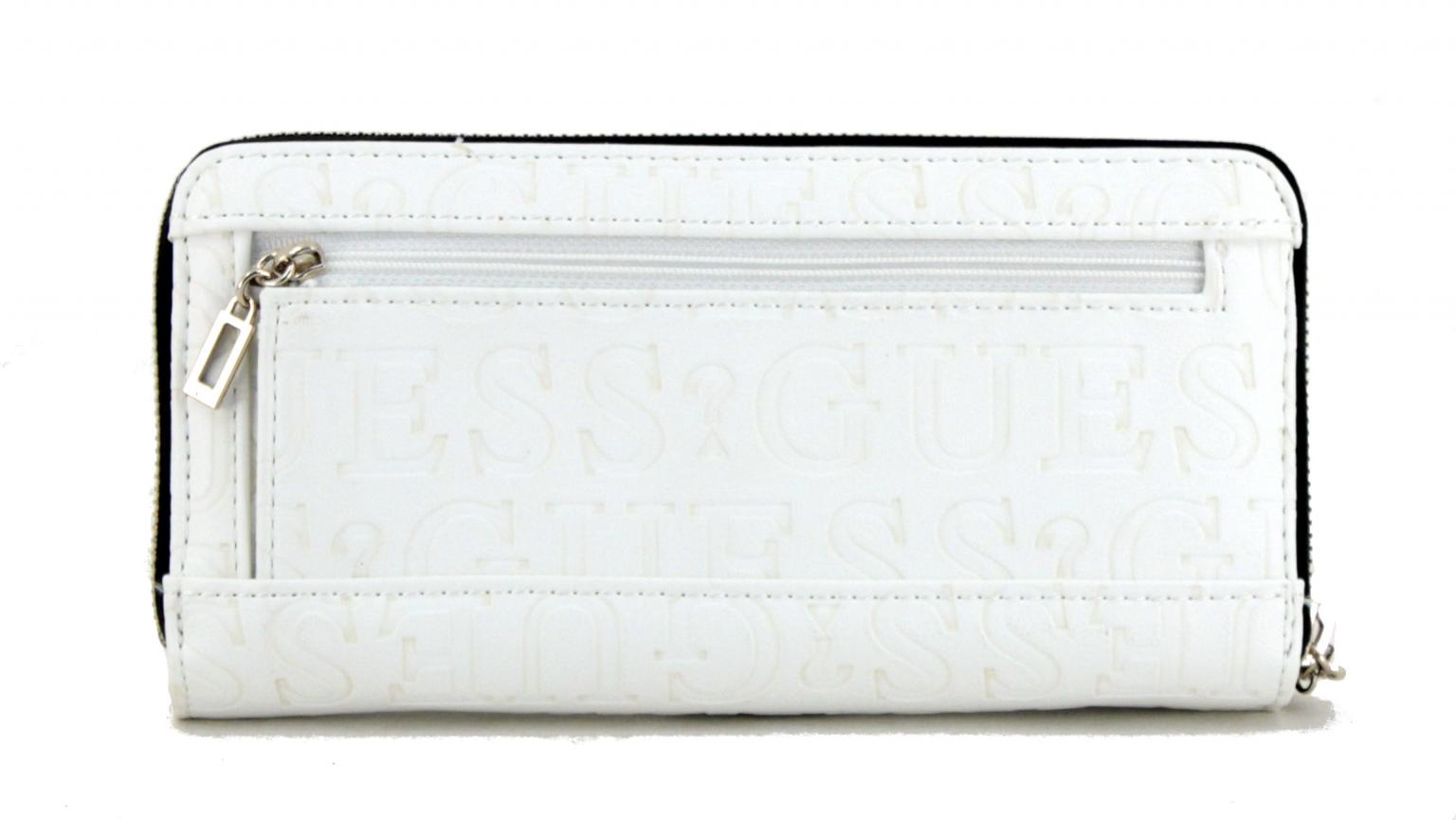 Geldbörse Guess Camy SLG camy multi schwarz grau Alloverprint