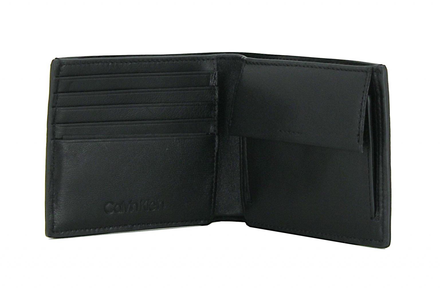 Geldbörse Herren Calvin Klein Bifold Coin Leder RFID