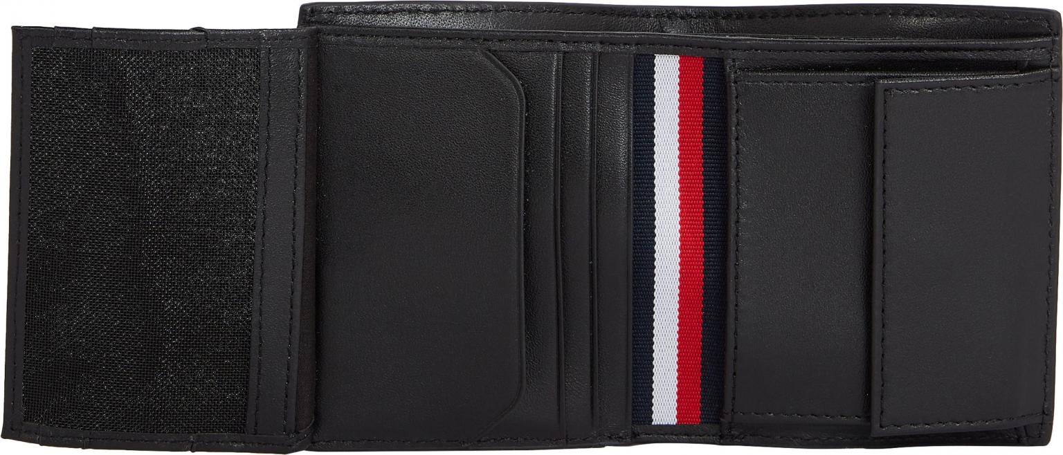 Geldbörse Herren echtes Leder Tommy Hilfiger TH Prem Leather Trifold RFID Schutz