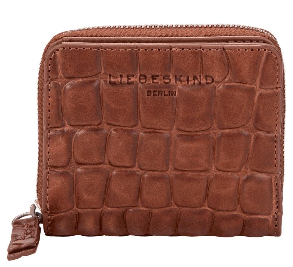 Geldbörse Liebeskind RFID Malibu Sabia Waxy Croco medium brown