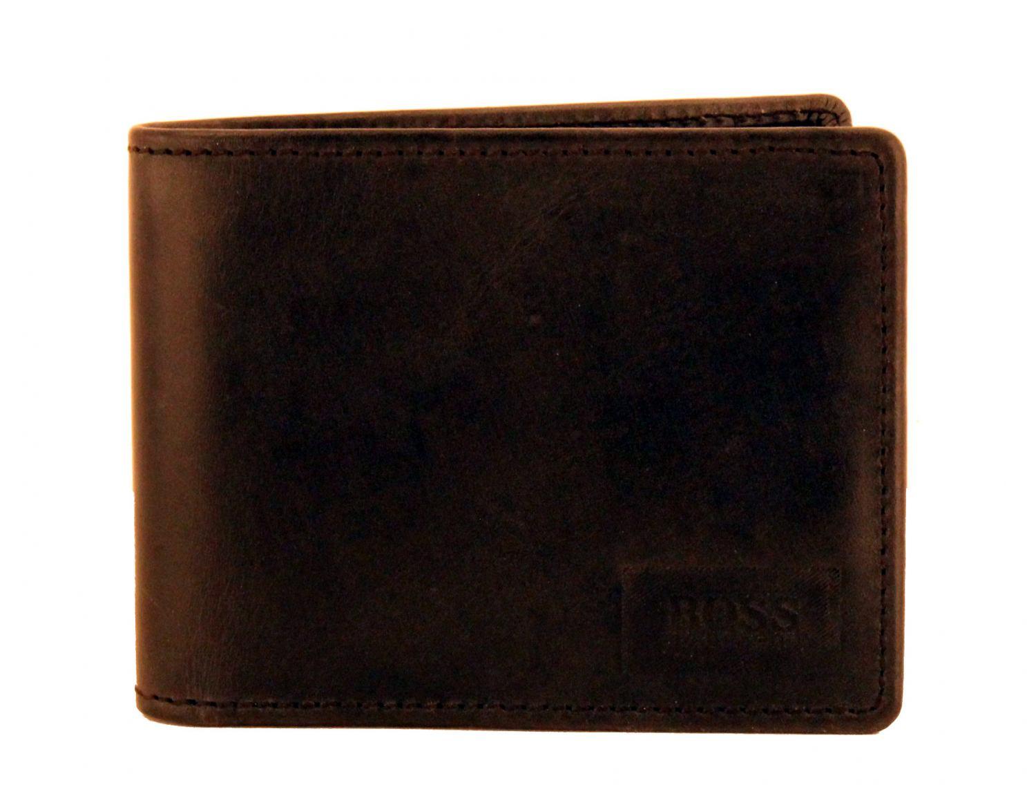 Geldbörse ohne Hartgeldfach Boss Orange Pulse_6 cc Leder vintage