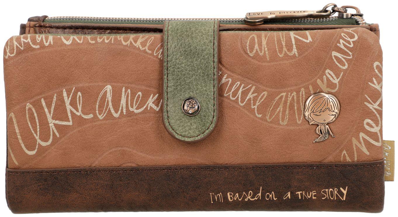Geldtasche Anekke geräumig Ziernähte Core Outer Prägung