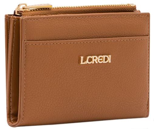 Geldtasche L.Credi Filippa klein Cognac