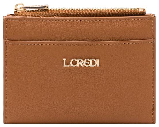 Geldtasche L.Credi Filippa klein Cognac
