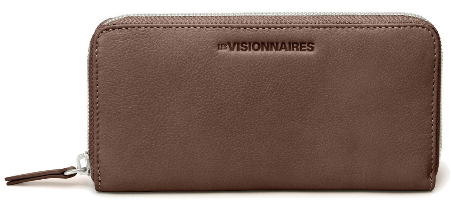 Geldtasche Lily Soft Grainy Les Viosionnaires braun Ziparound