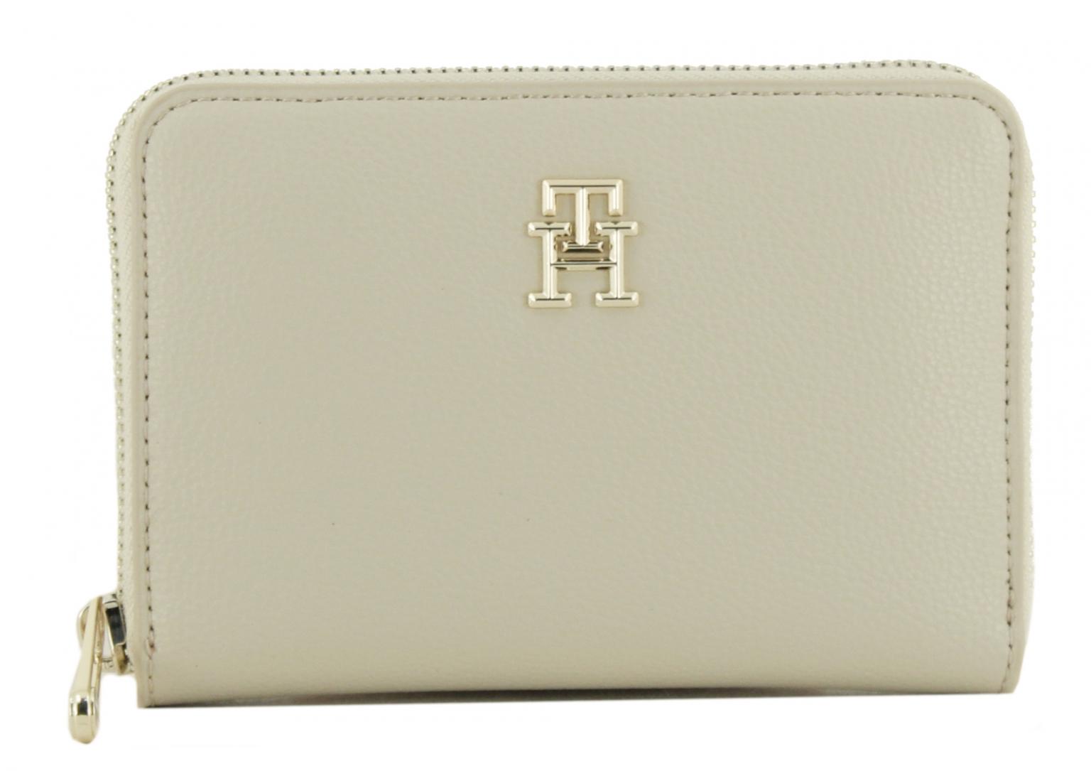 Geldtasche Tommy Hilfiger beige klein TH Essential SC Med ZA white clay