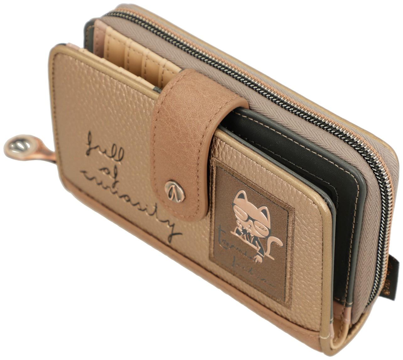 Geldtasche metallic Anekke Intentions Real erdig RFID