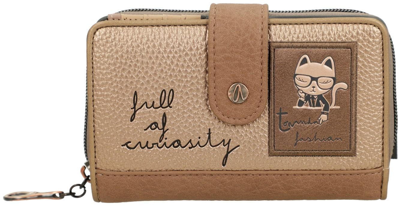 Geldtasche metallic Anekke Intentions Real erdig RFID