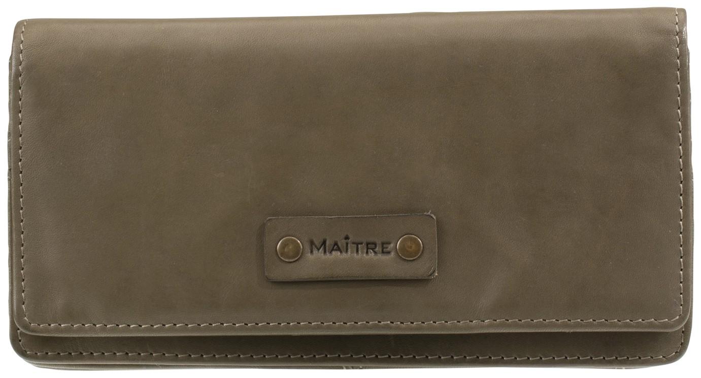 Geldtasche olivgrün mit Überschlag Maitre Steinbach Immine Purse