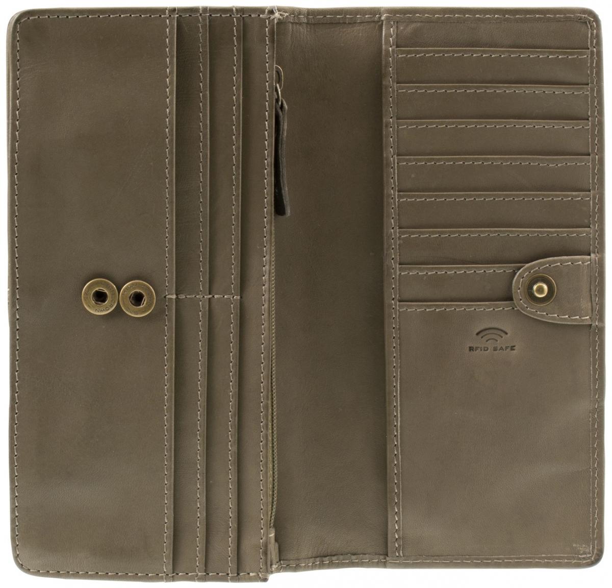 Geldtasche olivgrün mit Überschlag Maitre Steinbach Immine Purse