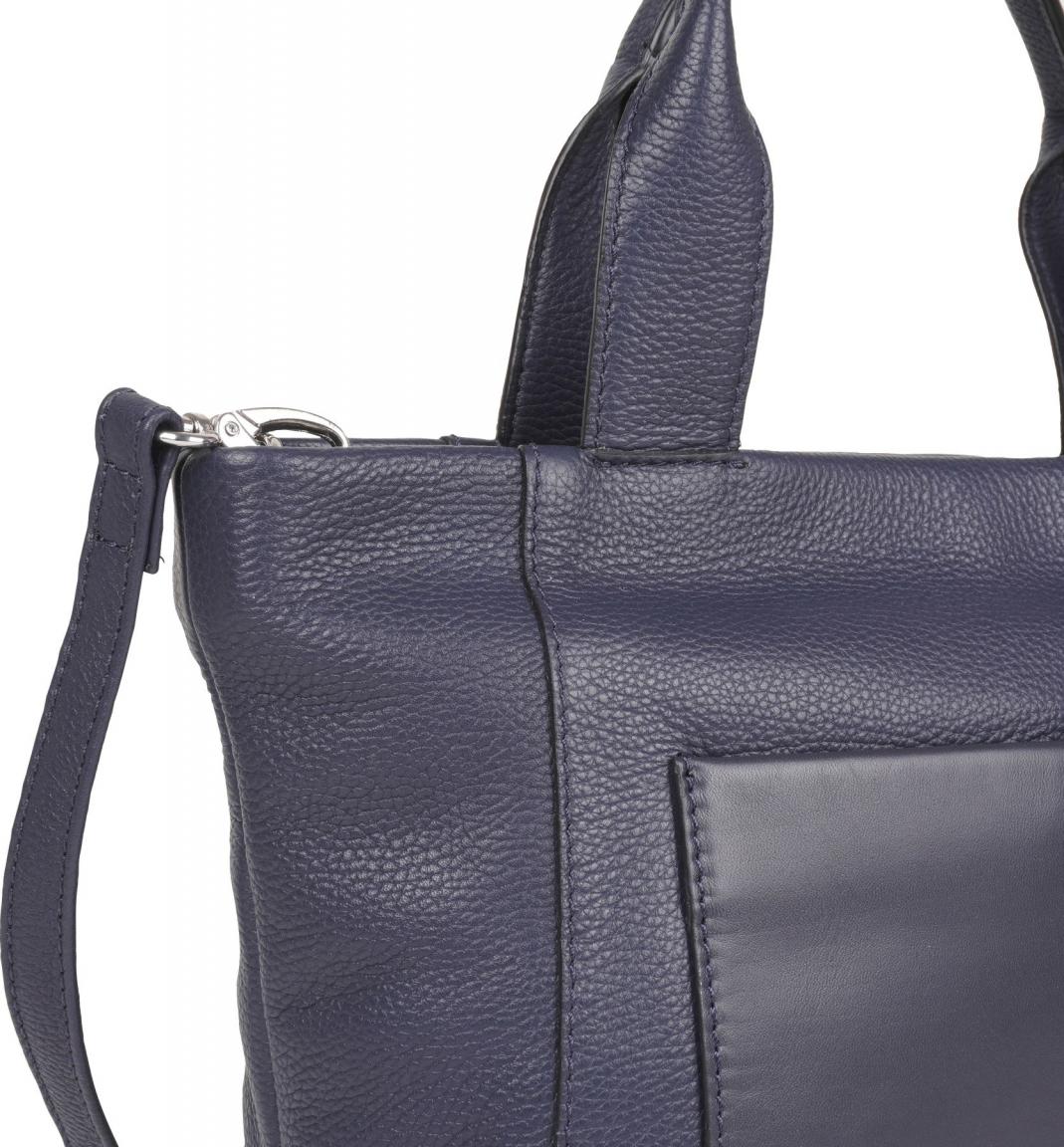 Gerry Weber Lederhandtasche Ascona Dunkelblau crossover