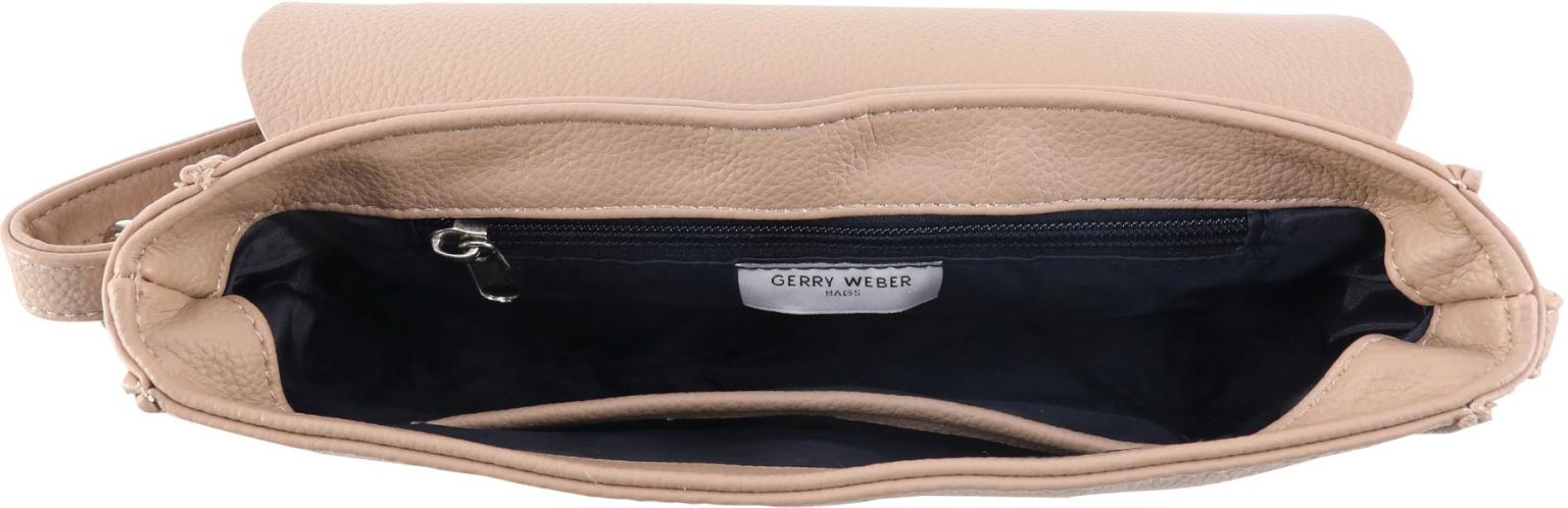 Gerry Weber Überschlagtasche Beige Talk Different II Logoemblem