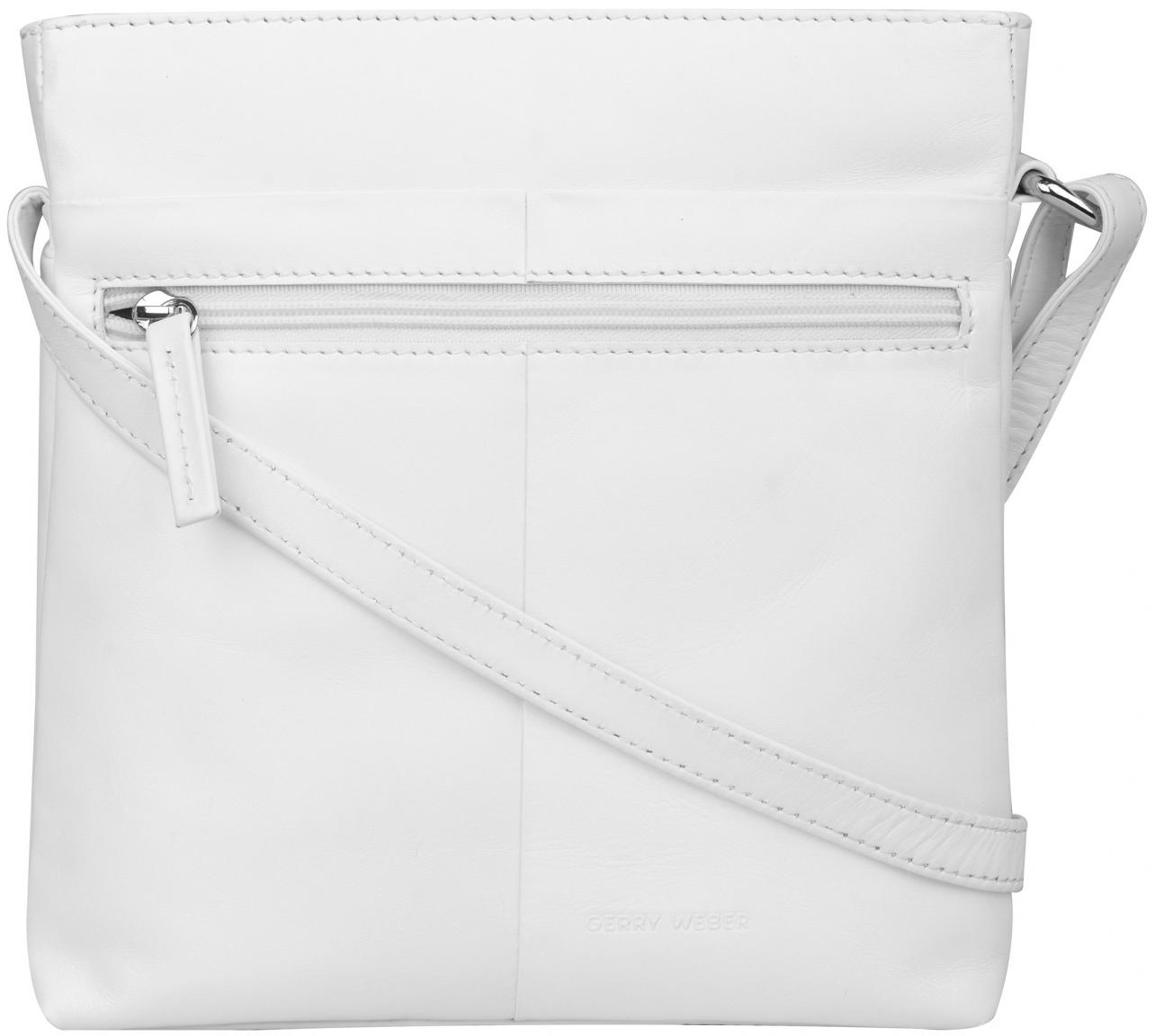 Gerry Weber Umhängetasche Leder Piacenza Shoulderbag SVZ white