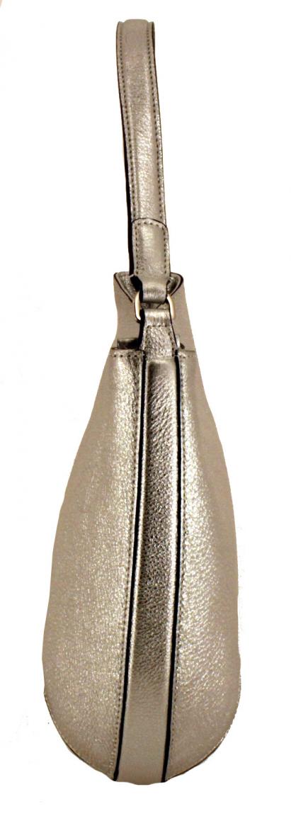 Gianni Chiarini Beuteltasche Zip glänzend gold