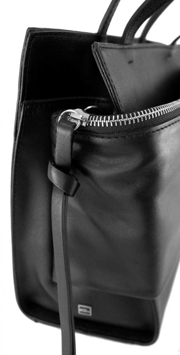 Gianni Chiarini Kurzgrifftasche Aussentasche Leder Bisquit