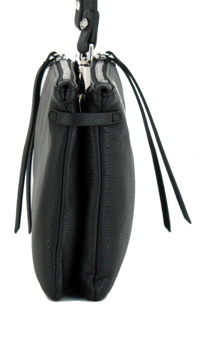 Gianni Chiarini Lederclutch Hermy Banana gelb zweigeteilt