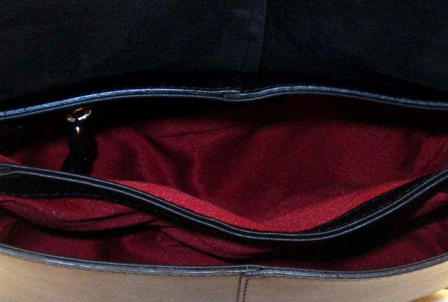 Gianni Chiarini Schultertasche Helena Überschlag Leder schwarz
